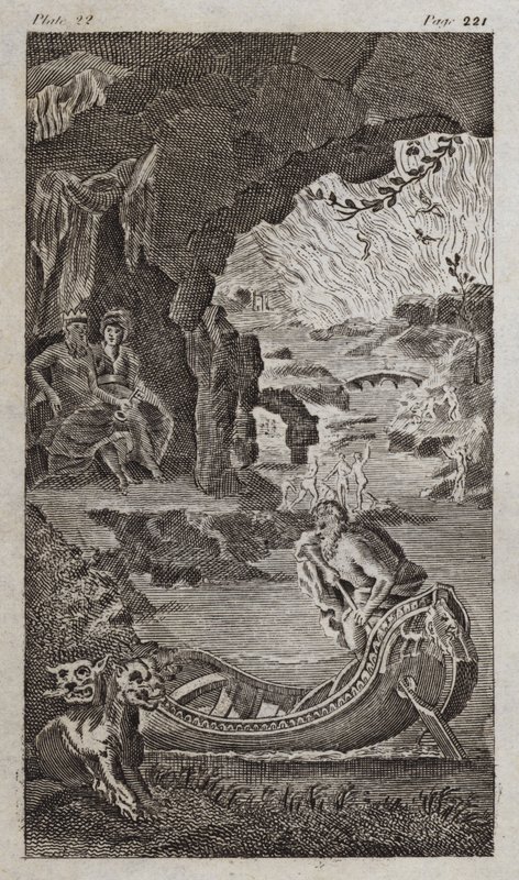 Charon (kobberstik) af English School