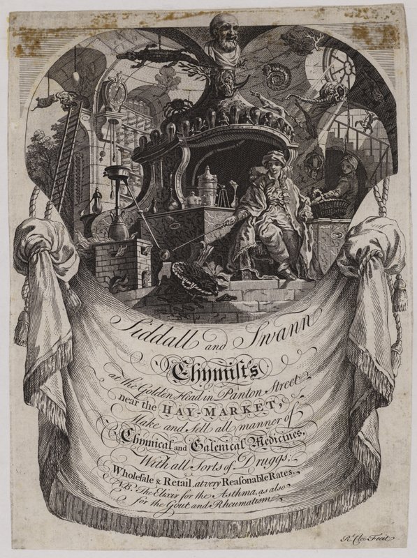 Kemikere og læger, Siddall og Swan, fagkort af English School