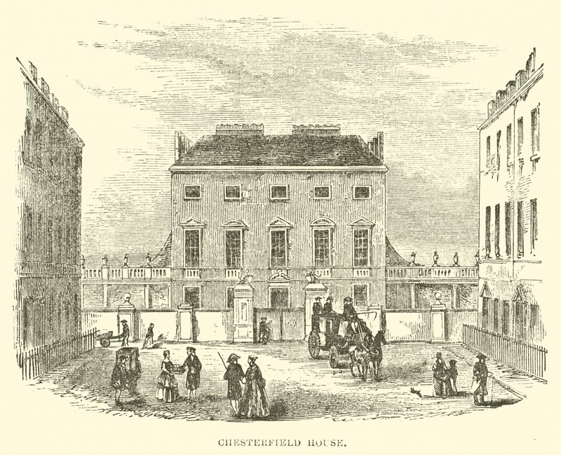 Chesterfield House (gravering) af English School