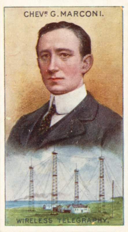 Chevalier Guglielmo Marconi, trådløs telegrafi af English School