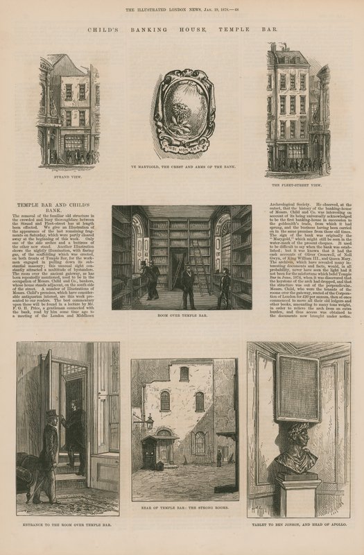 Childs Banking House i Temple Bar af English School