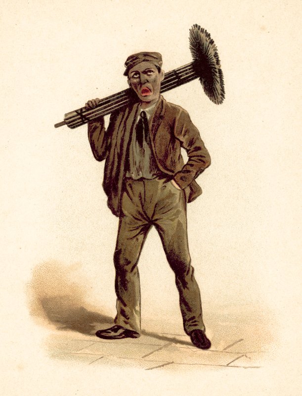 Skorstensfejer (chromolitho) af English School