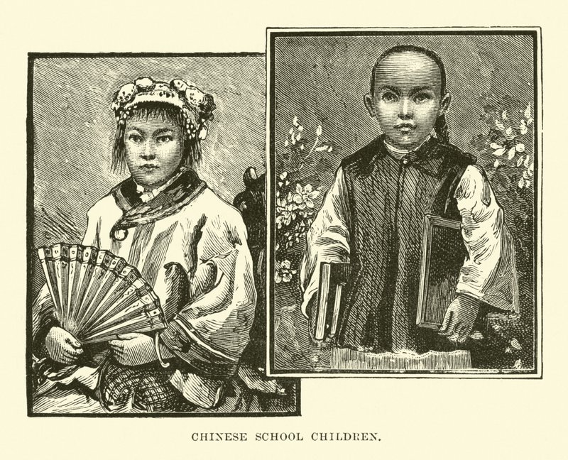 kinesiske skolebørn af English School