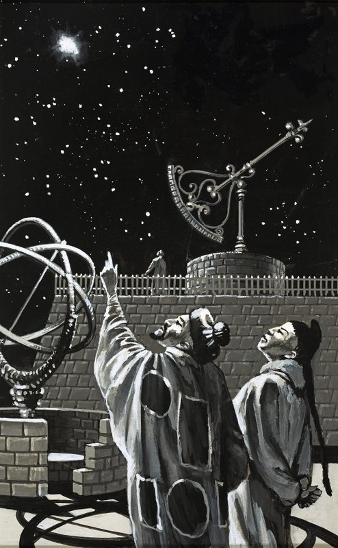 Kinesiske astronomer leder efter et tegn på himlen af English School