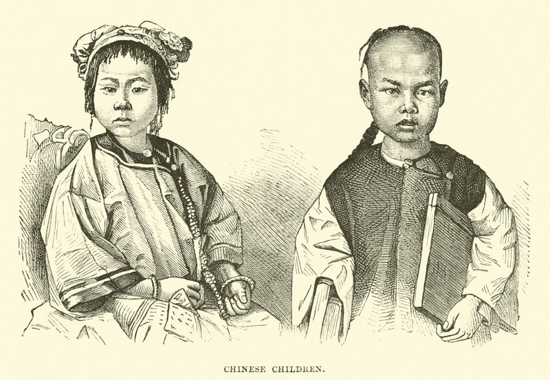 Chinese children  af English School