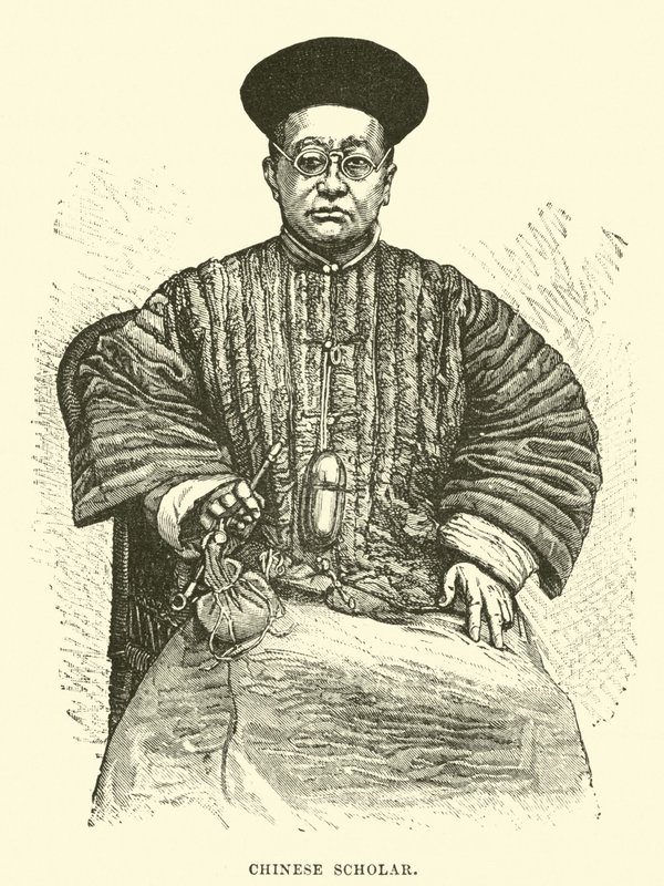 Chinese scholar  af English School