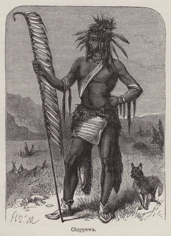 Chippewa (gravering) af English School
