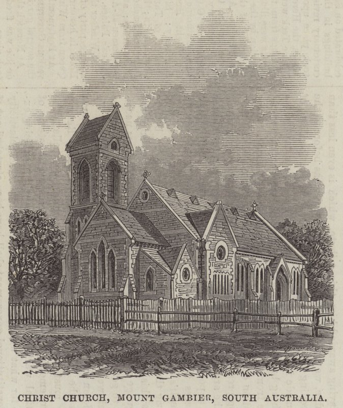 Christ Church, Mount Gambier, South Australia (gravering) af English School