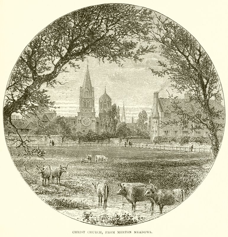 Christ Church, fra Merton Meadows af English School