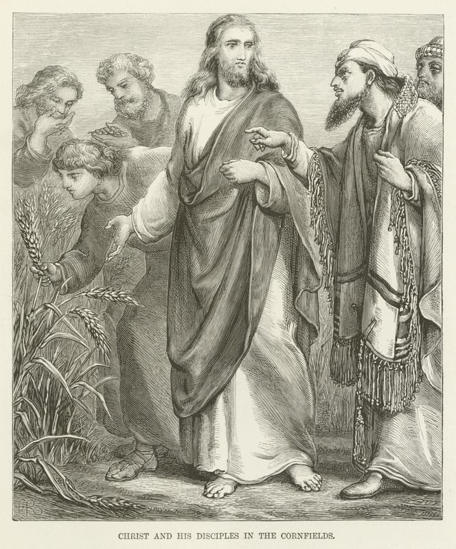 Kristus og hans disciple i kornmarkerne af English School