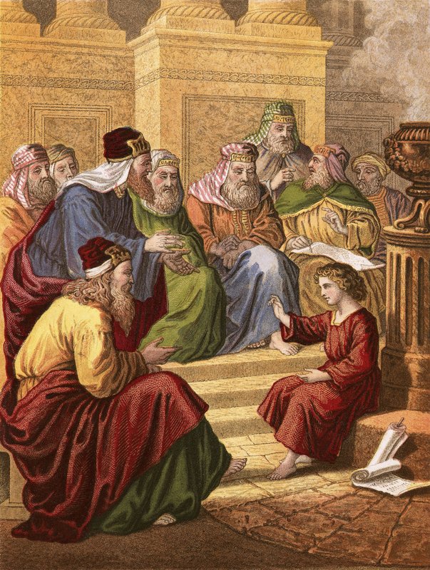 Kristus skændes i templet af English School