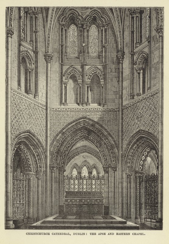 Christchurch Cathedral, Dublin, Apse og Eastern Chapel af English School