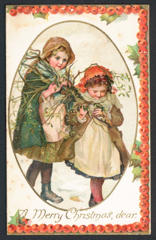 Julekort - Glædelig jul, kære af English School