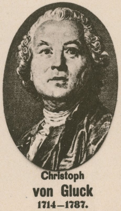 Christoph von Gluck (gravering) af English School