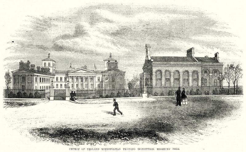 Church of England Metropolitan Training Institution, Highbury Park (gravering) af English School