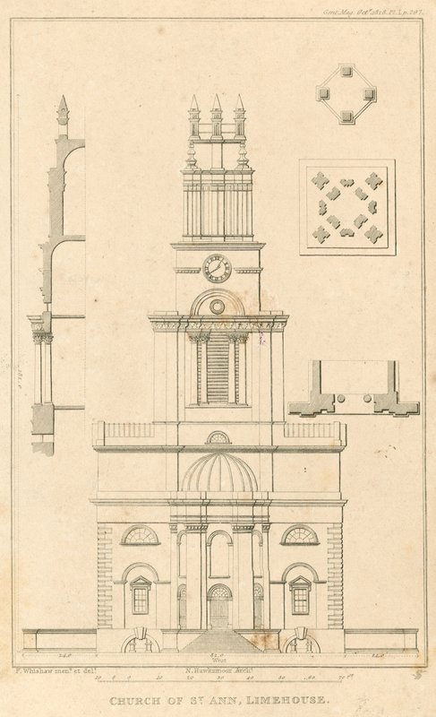 Church of St Ann, Limehouse, London af English School