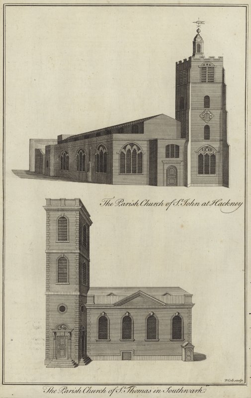 Church of St John, Hackney og Church of St Thomas, Southwark af English School