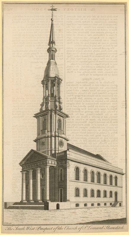 St Leonard-kirken, Shoreditch af English School