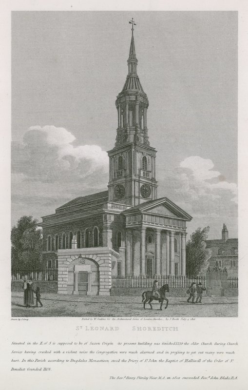 St Leonard-kirken, Shoreditch af English School