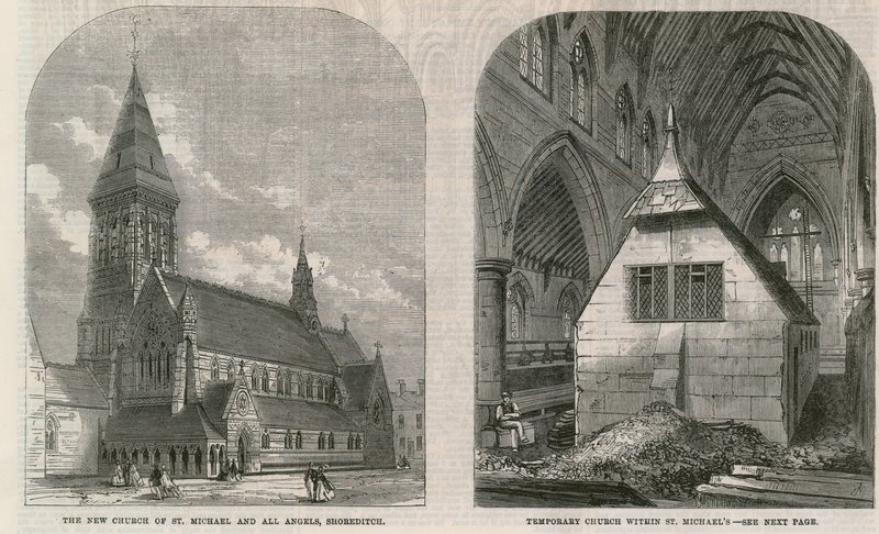 Church of St Michael and All Angels, Shoreditch af English School