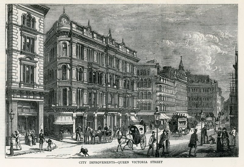 Byforbedringer - Queen Victoria Street, London af English School