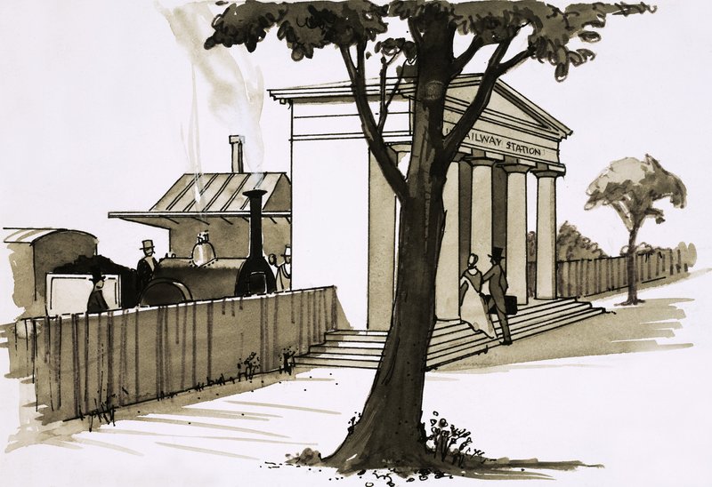 Klassisk banegård af English School