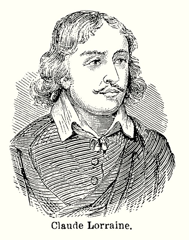 Claude Lorraine (litografi) af English School
