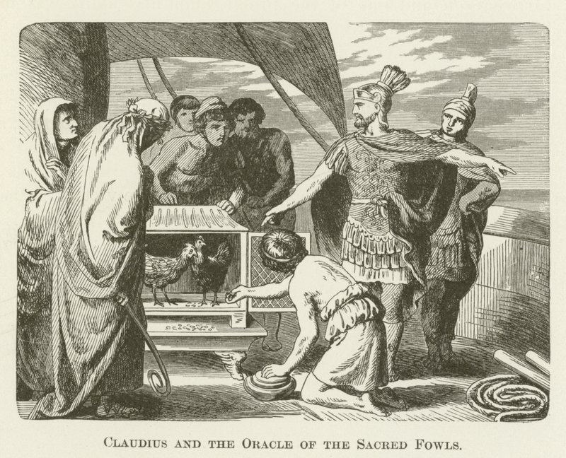 Claudius og de hellige fugles orakel af English School