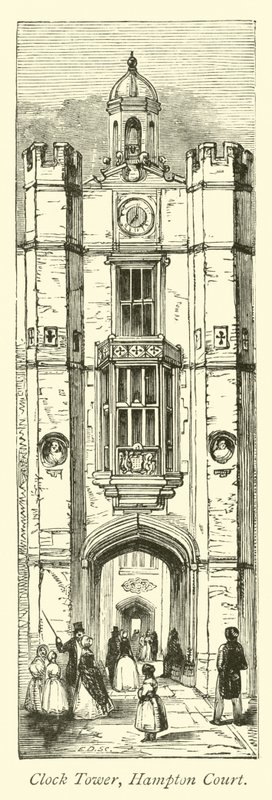 Clock Tower, Hampton Court  af English School