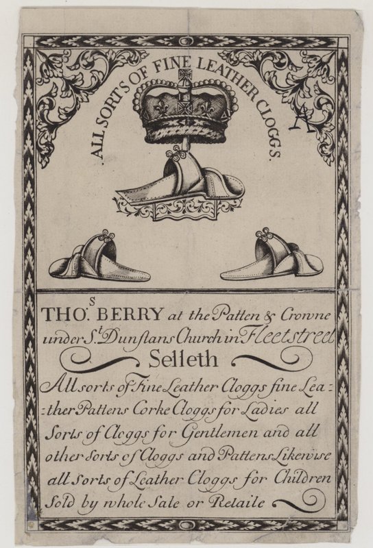 Clog Makers, Thomas Berry, byttekort af English School