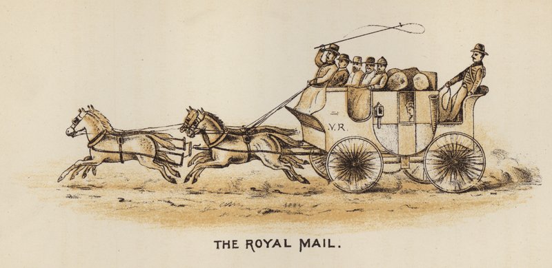 Trænere og coaching: The Royal Mail (litho) af English School