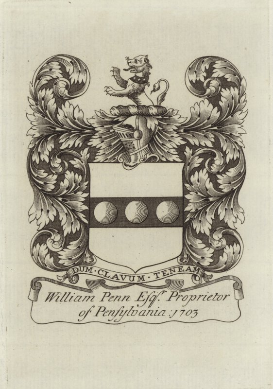 William Penns våbenskjold af English School