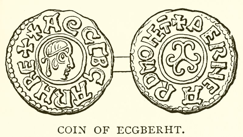 Mønt af Ecgberht af English School