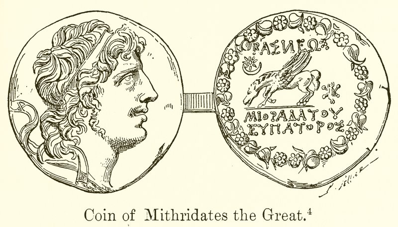 Mithridates den Stores mønt af English School