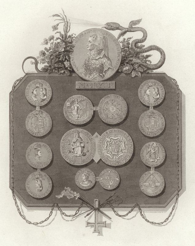 Mønter af Mary I af English School