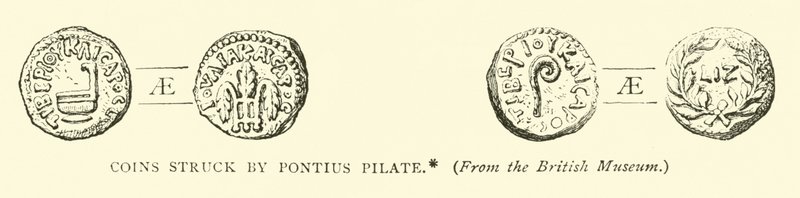 Mønter slået af Pontius Pilatus af English School
