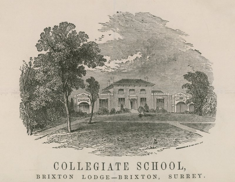 Collegiate School, Brixton Lodge, Brixton, Surrey af English School