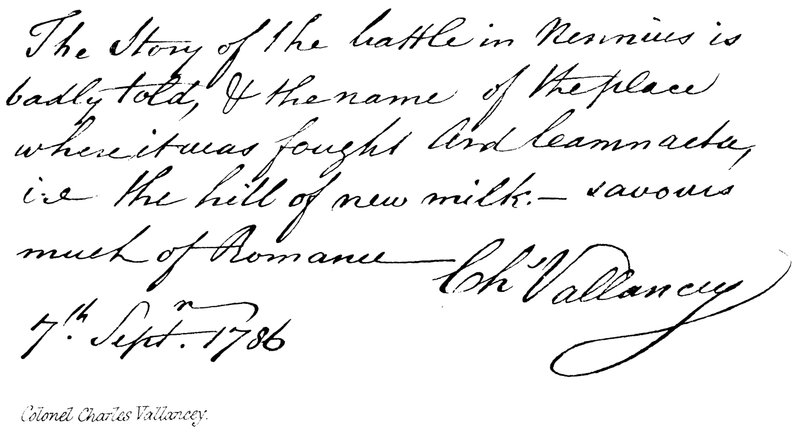 Oberst Charles Vallancey af English School