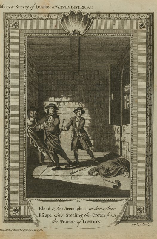 Oberst Thomas Blood stjæler kronen af English School