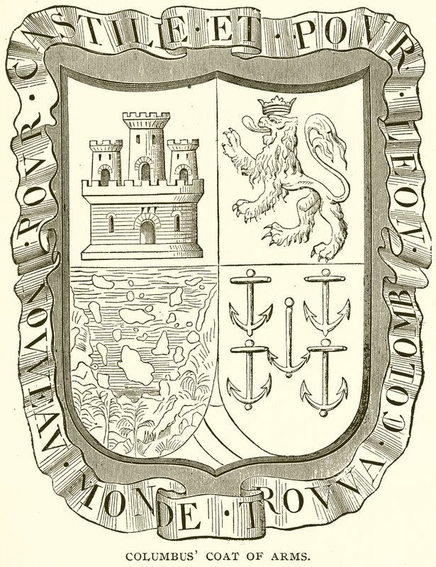 Columbus våbenskjold af English School