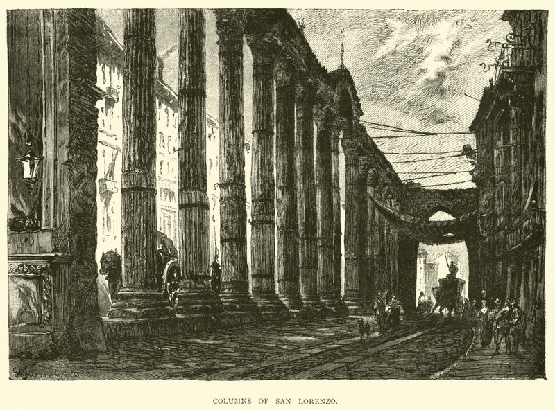 Columns of San Lorenzo  af English School