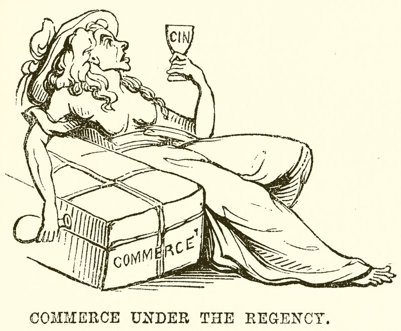 Handel under Regency af English School