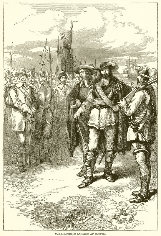Kommissærer lander i Boston af English School