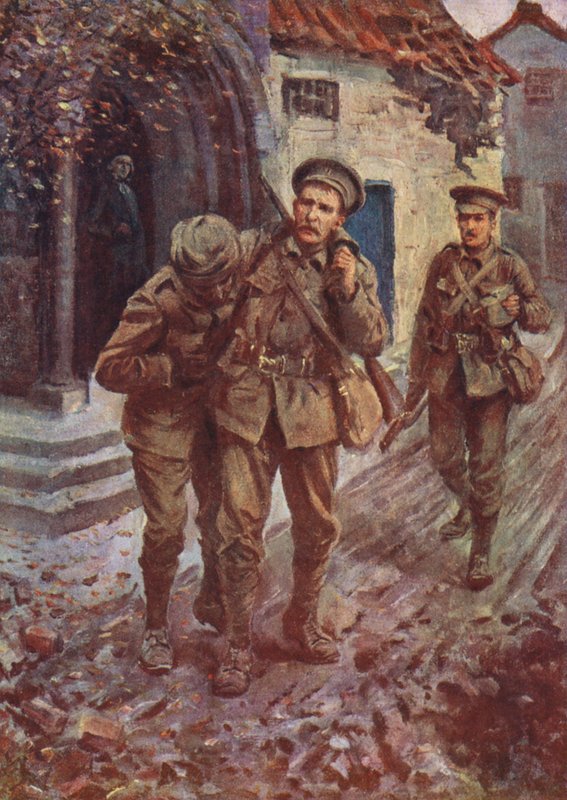 Comrades in Arms (farve litho) af English School