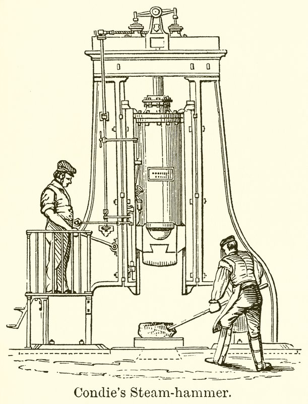 Condies Steam-Hammer af English School