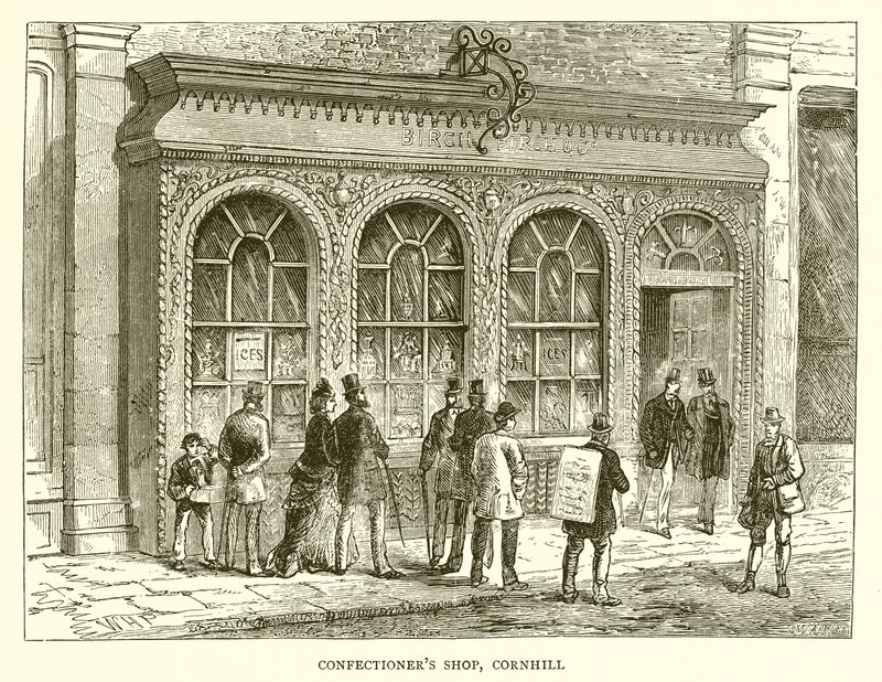 Konditorforretning, Cornhill af English School