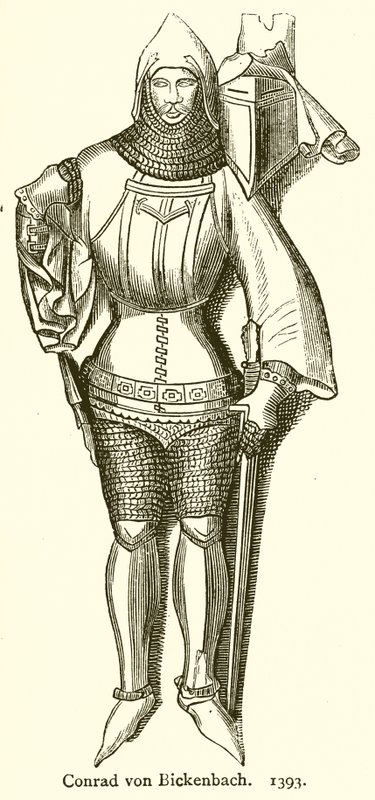 Conrad von Bickenbach. 1393 af English School