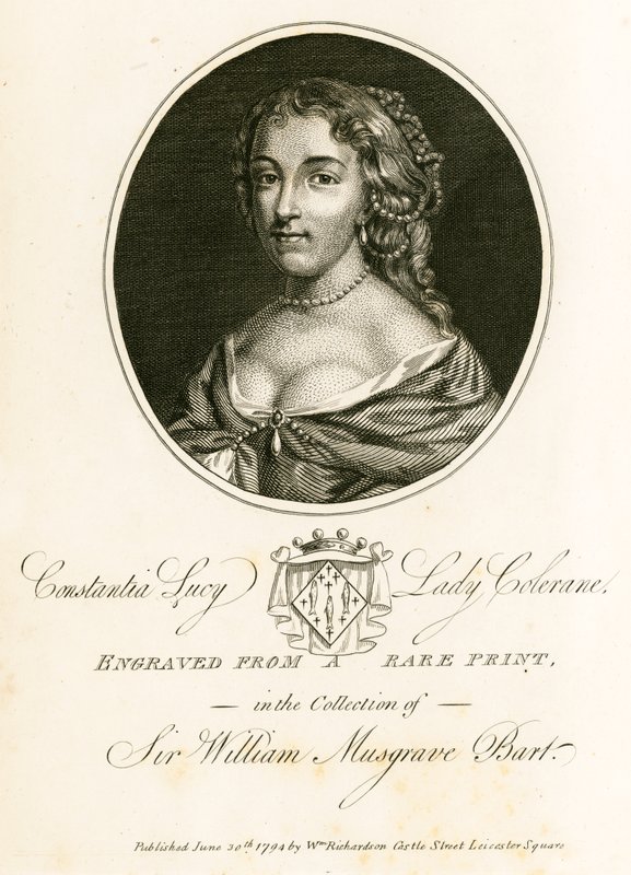 Constantia Lucy, Lady Coleraine af English School