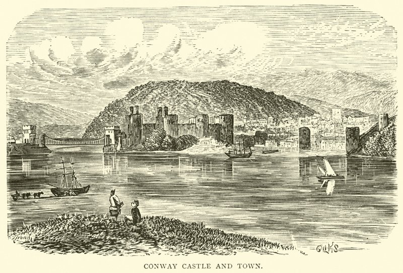 Conway Castle and Town af English School