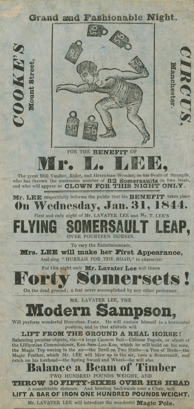 Cookes Curcus, til fordel for Lavater Lee, 31. januar 1844 af English School